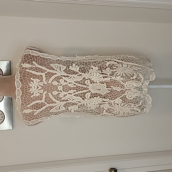 Unbranded, Unsized Boho Open Sleeveless Crocheted Cardigan.  Super Cute! - Picture 4 of 6